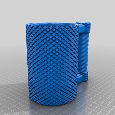 knurled can cup