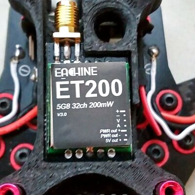 ZMR250 vTX  MinimOSD mount