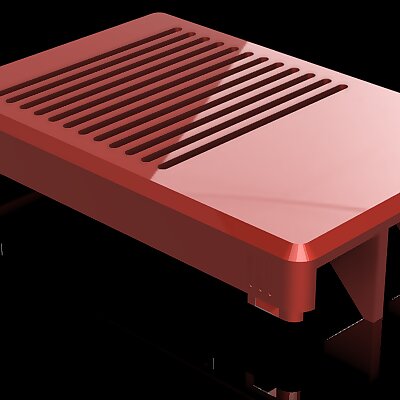 Pi4 Lid compatible with POE Hat