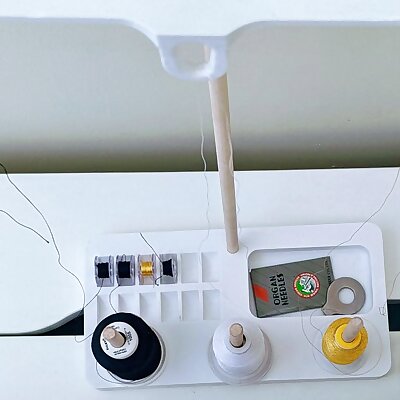 Three Spool Embroidery Thread Stand