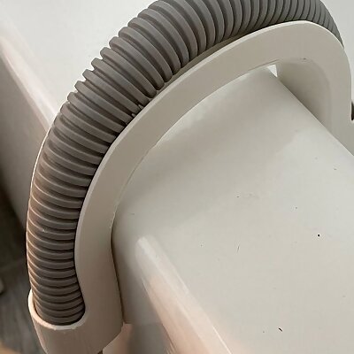 Overthebathtub portable washing machine drain hose holder