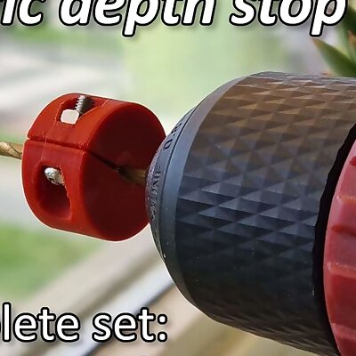 Metric depth stop  complete set