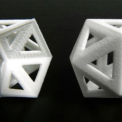 Dented icosahedron and icosahedron