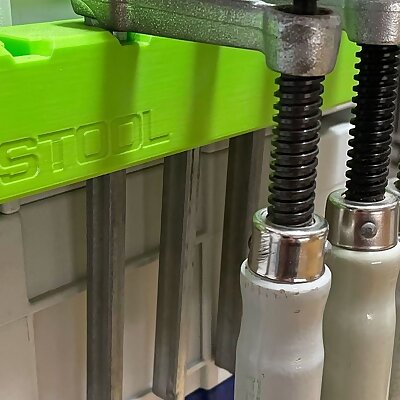 Festool hanger for clamps and accessories