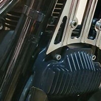Harley Davidson front spoiler air dam mount  holder