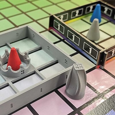 Hues and Cues scoring fence and printable player pawns