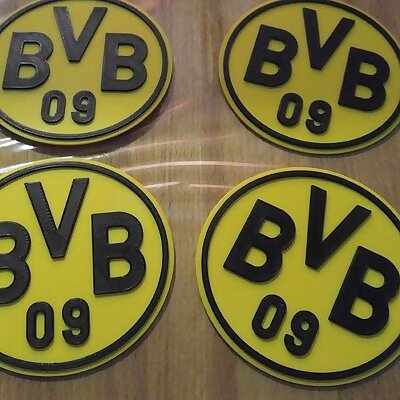 BVB Borussia Dortmund Drink Coaster  Beermat
