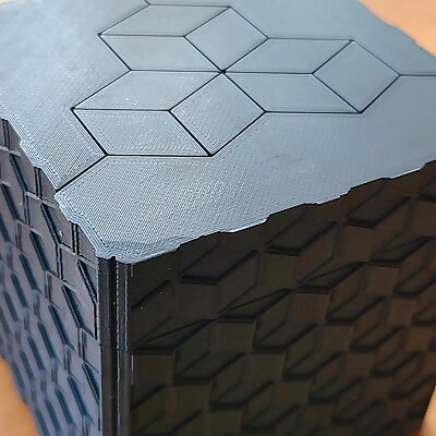 Box with Cube Pattern