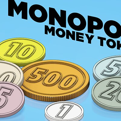 Monopoly Money Tokens