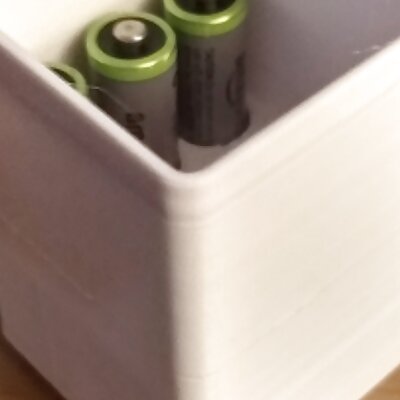 Gridfinity compatible 1x1x15 battery holders