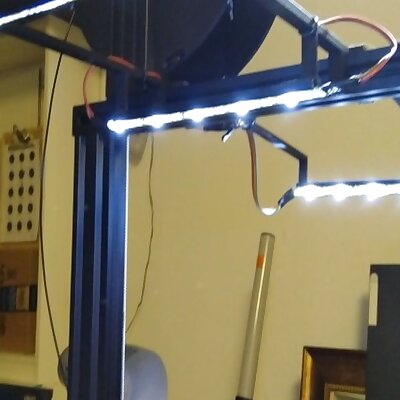 Dual LED Strip Mount extended