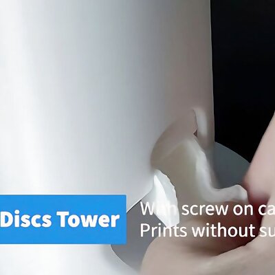 Cotton Discs Tower
