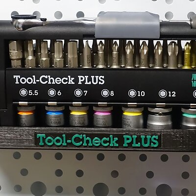 Wera ToolCheck Plus without belt clip wall holder