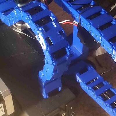 Ender 3 V2 cable chain mount along with all other relevant V2 cable chain parts no unscrewing required!