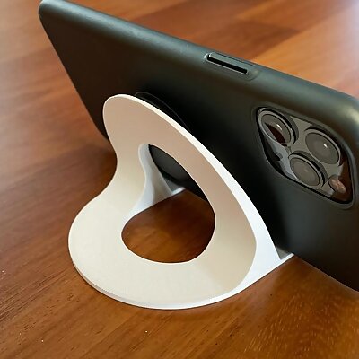 Phone Stand modern curved design
