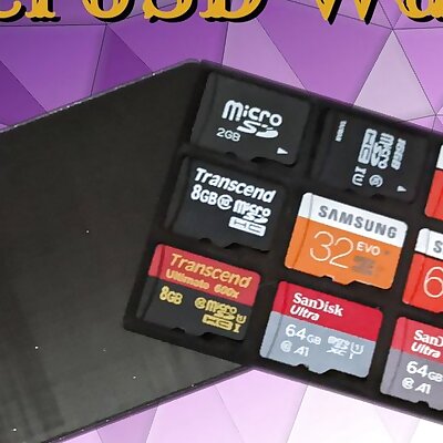 MicroSD Card Wallet Locks in place