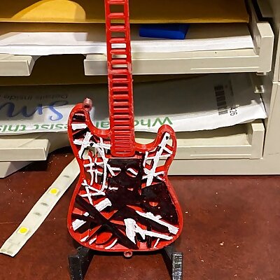 Eddie Van Halen Guitar phone stand