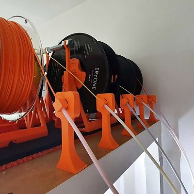 3D printer filament guide with bearing