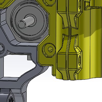 Articulating Raspberry Pi Camera Mount Revised XAxis Remix