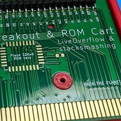 Game Boy ROM Breakout Cart Case LiveOverflow Stacksmashing