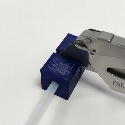 Simple PTFE tube cutter