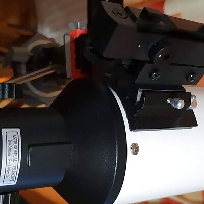 Astronomy red dot finder holder for refractor 80400mm
