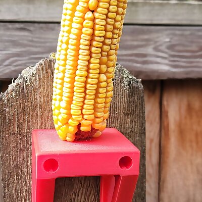 Corn Cob Feeder  Minimalist