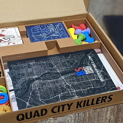 Board game organizer for Quad City Killers