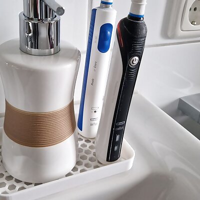 OralB and soap holder