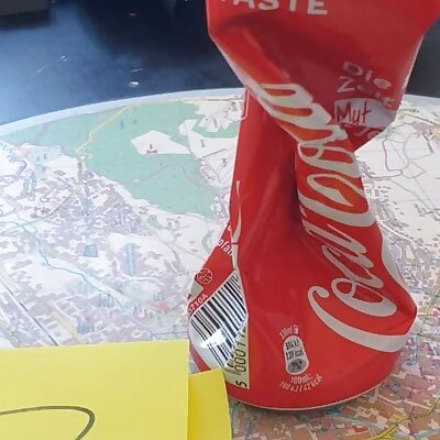 Coke Can 3D Scan twisted