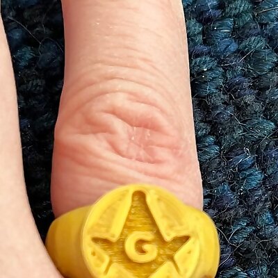 Prop Freemason ring