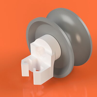 Top Rack Wheel and Clip for Bosch Dishwasher