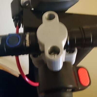 Slimmed Down Bicycle or Scooter Flashlight Holder