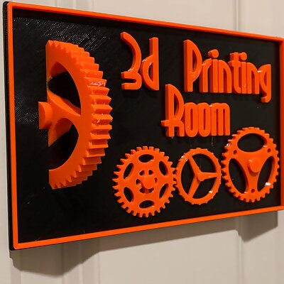 3D Print Room Sign