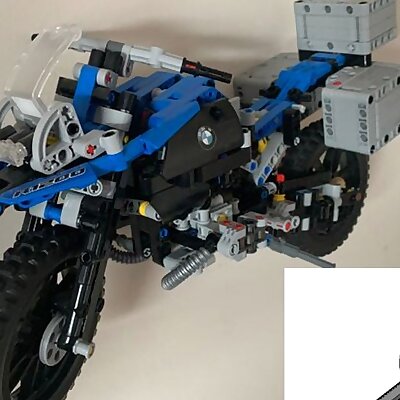 Lego Technic BMW R1200GS Motorcycle Wall Mount