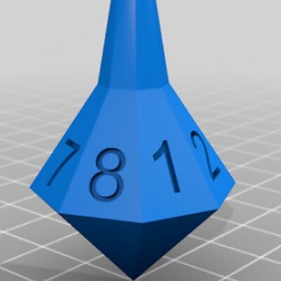 8 Sided Numbered Top