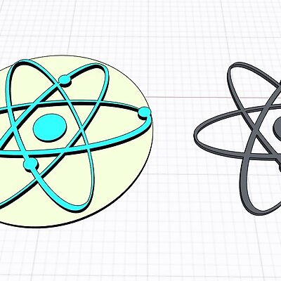 Atom Molocule Atomic logo