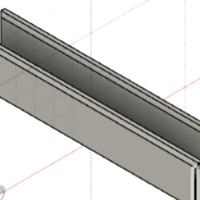 Parametric straight cable holder