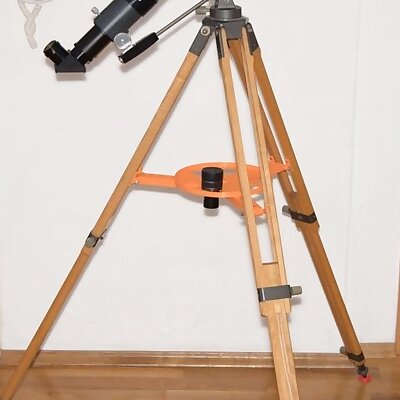 Wood tripod upgrade for telescope with Eyepiece plate