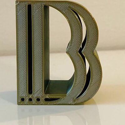 3D Alphabet  Letter B