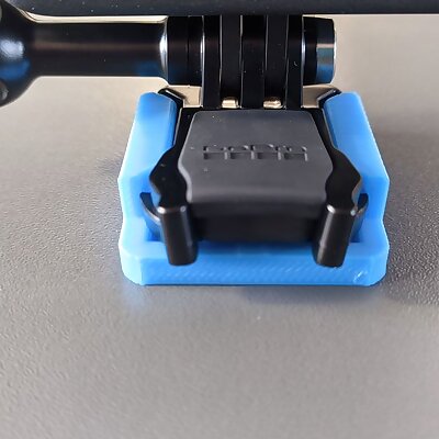 GoPro snap mount to 4 Quick Fix System adapter plate