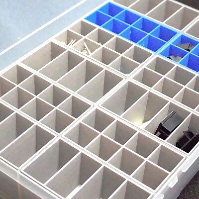 Compartment organizer box divider