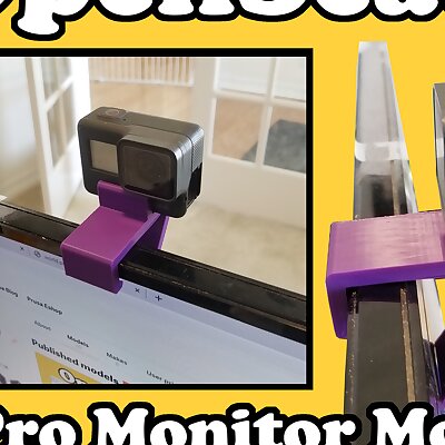 OpenScad CoPro Monitor Mount
