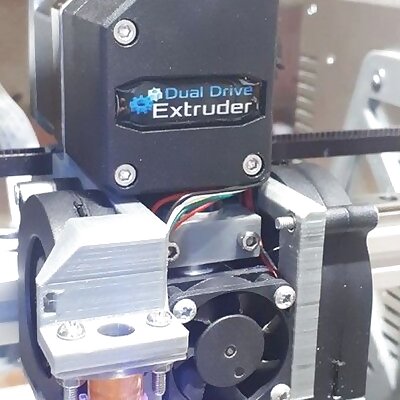 BMG Extruder for BLV AM8 with Dual Part Cooling Fans