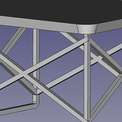 Eames LTR Side Table adapted 3D printable version  WIP
