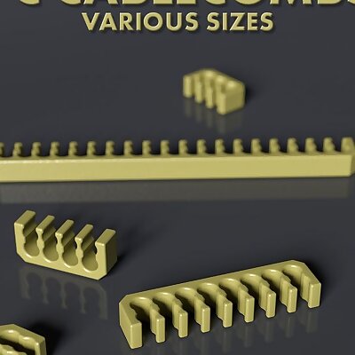 PC Cable Combs Various Sizes  cablecomb  cablecombs