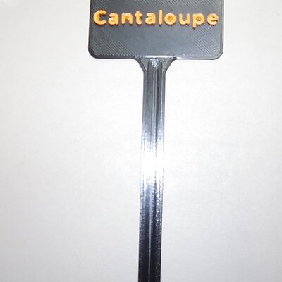Plant Label Cantaloupe
