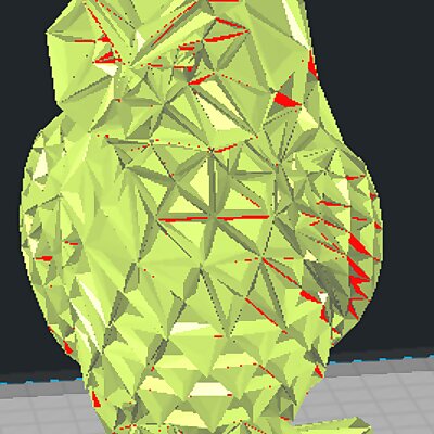owl low poly solid