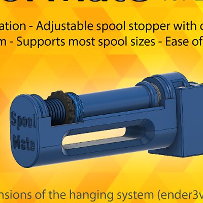 Spool Mate  frictionless spool holder for Ender3 v2