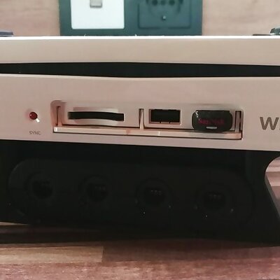 Wii U Gamecube controller gamepad adaptor stand